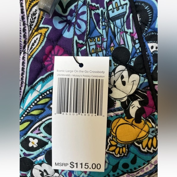 Vera Bradley DISNEY MICKEY on the go crossbody NEW - Picture 7 of 11
